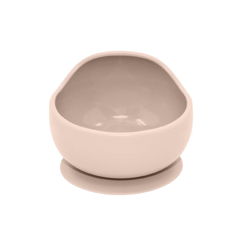 Bol, Petite&Mars, Take&Match, Din silicon, Cu ventuza, Fara BPA, 6 luni+, 350 ml, Bej