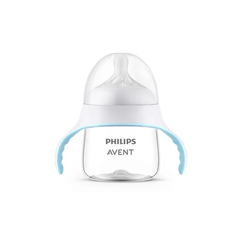Canuta cu tetina, Philips Avent, Natural Response, 6 luni+, 150 ml, Fara BPA, Anticolici, Alb