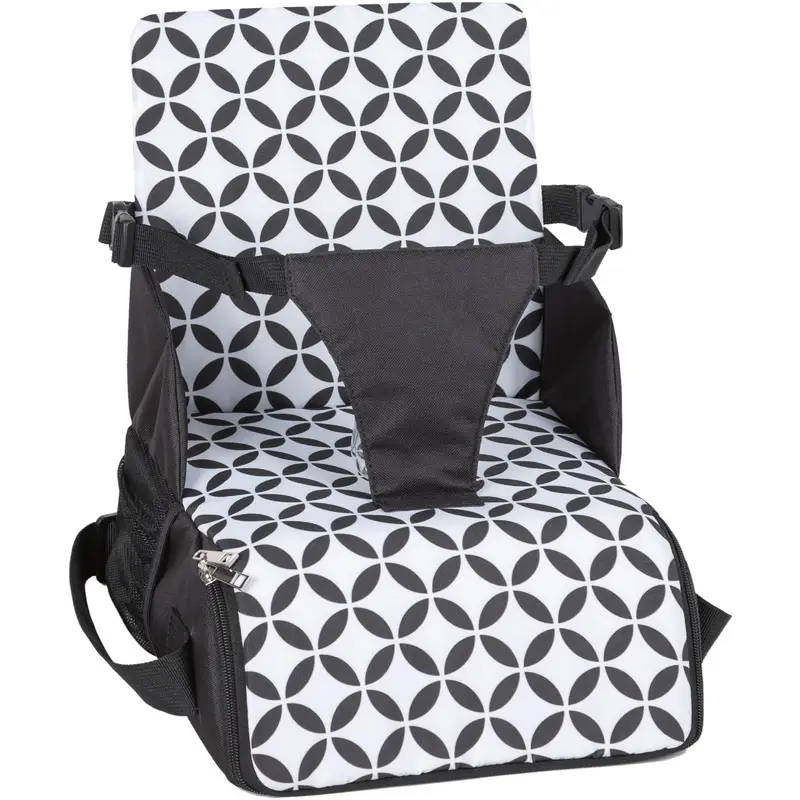 Inaltator scaun masa, FreeON, Fold and Go, Portabil 2 in 1, Conform cu standardele europene EN16120, EN71-3:2021, Black and White