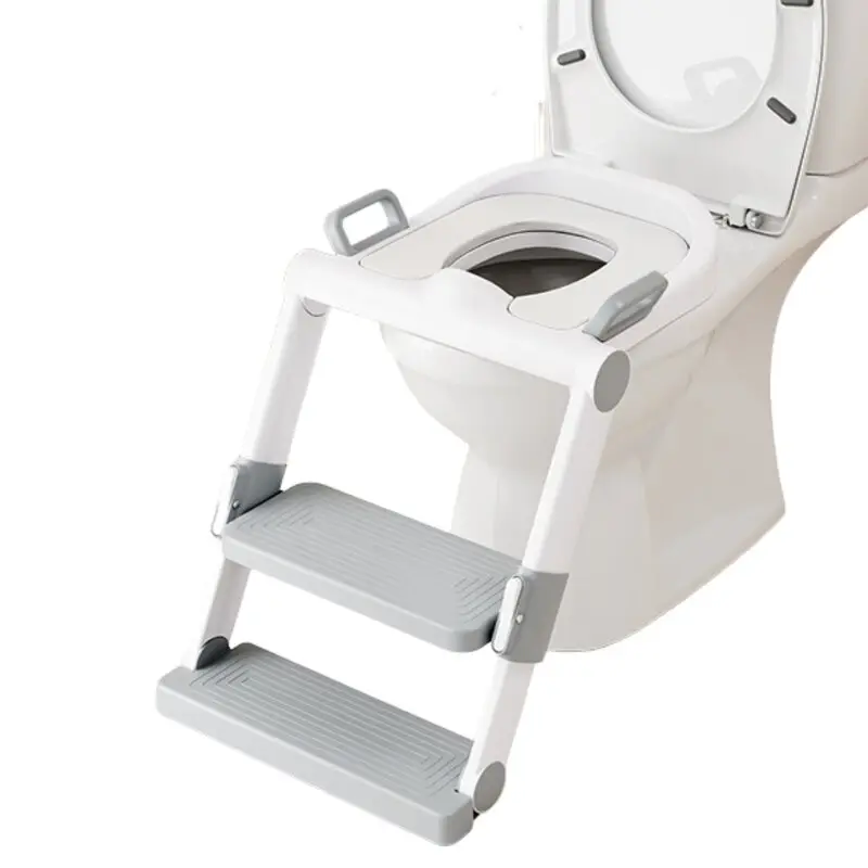 Reductor pliabil, Primabobo, Cu scarita si colac moale, Reglabil pe inaltime- 38-45 cm, Sustine 35 kg, Alb