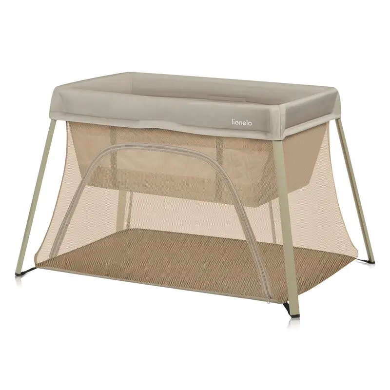 Patut multifunctional, Lionelo, Alice, 3 in 1, Material rezistent Oxford 300D, Cu iesire laterala, 0 luni+, 104×70×74 cm, Bej