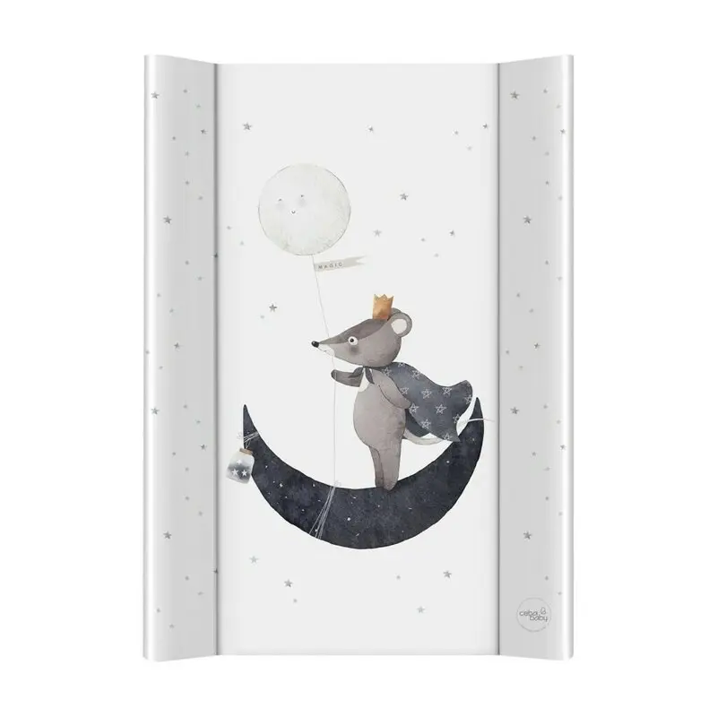 Saltea de infasat, Ceba Baby, Ultra Light, Cu Intaritura, 70x50 cm, Suprafata impermeabila, Pentru comode de infasat sau patuturi, Fara ftalati, 0 luni+, Moon Prince