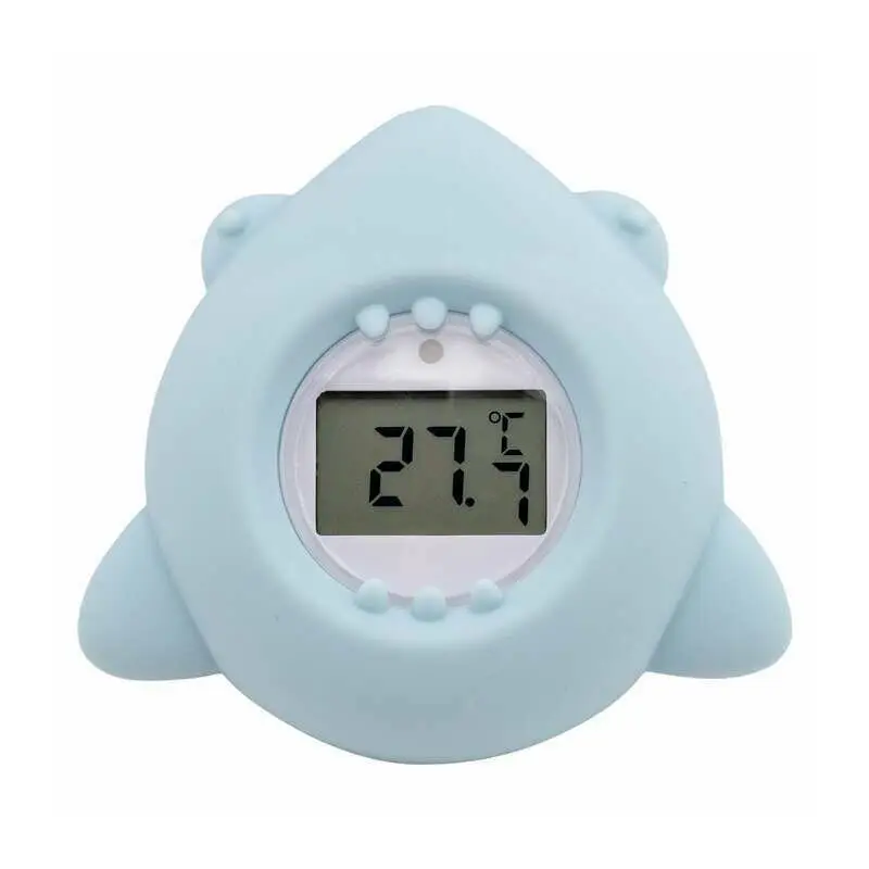 Termometru digital, FreeON, Shark, Multifunctional, Ecran usor de citit, BPA Free, 0 luni+, Blue