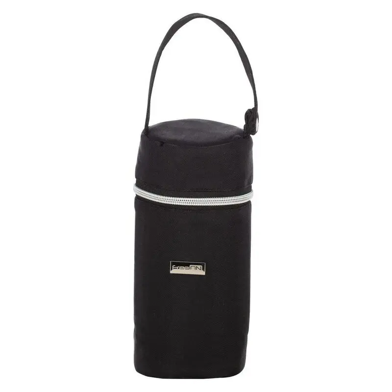 Geanta biberon, FreeON, Single Style, Pentru 1 biberon, Mentine continutul atat cald, cat si rece, Black