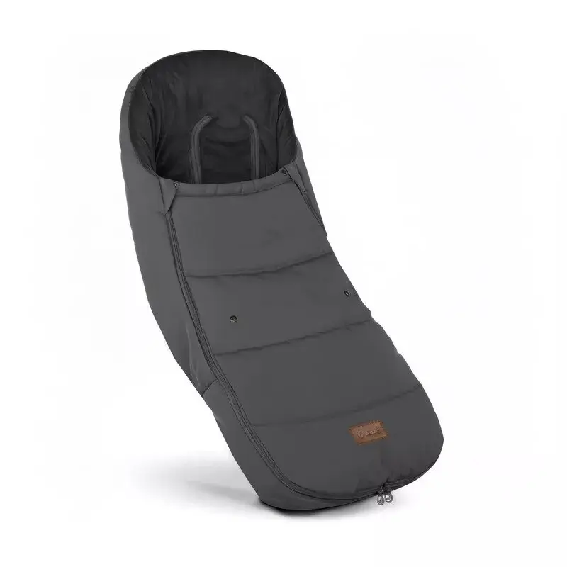Sac de iarna, Jane, Dart, Pentru carucior, Universal, 13 x 45 x 93 cm, Material exterior hidrofug, Coal