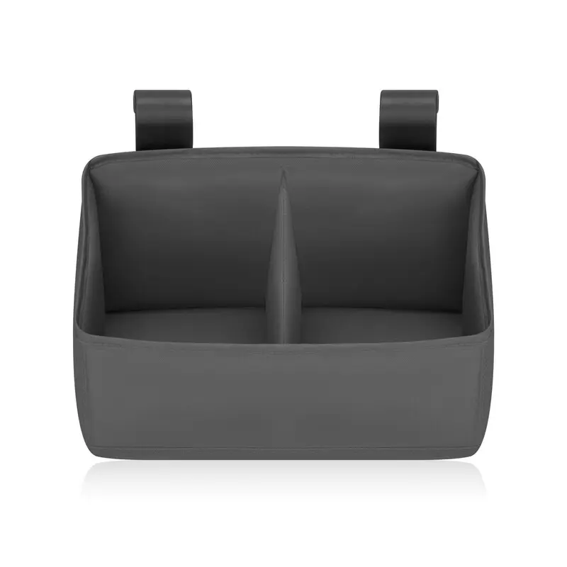 Organizator multifunctional, Lionelo, Sidepocket S, 26x12x15 cm, 2 compartimente, Universal, Constructie ranforsata, Gri