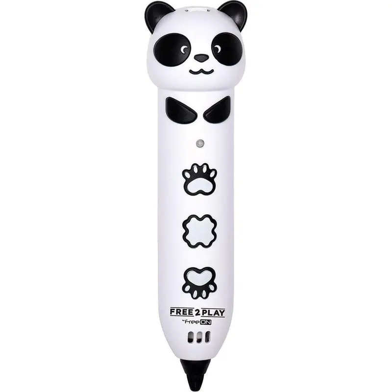 Set Creion 3D si Filament colorat de 20 m, Free2Play, Panda