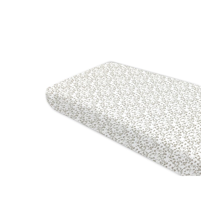 Cearceaf cu elastic, MimiNu, Premium, Pentru pat 160x80 cm, Din bumbac certificat Oeko Tex Standard 100, Meadow