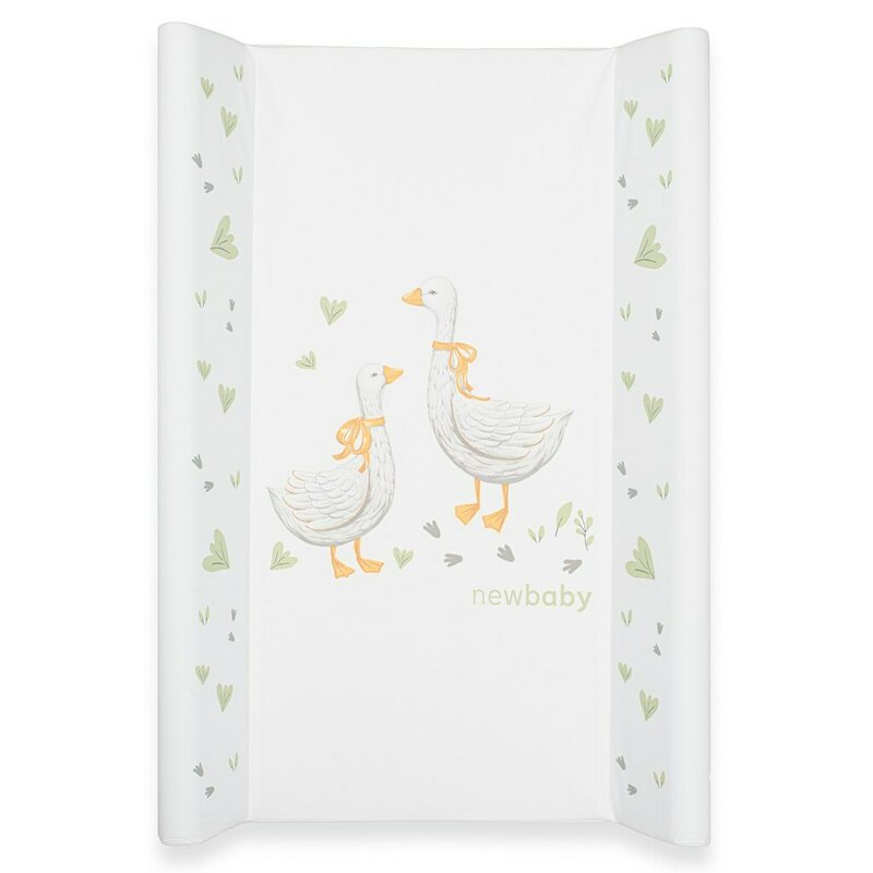 Saltea de infasat, New Baby, Cu Intaritura, Pentru comode, masute de infasat si patuturi, 50x70 cm, 0 luni+, Goose