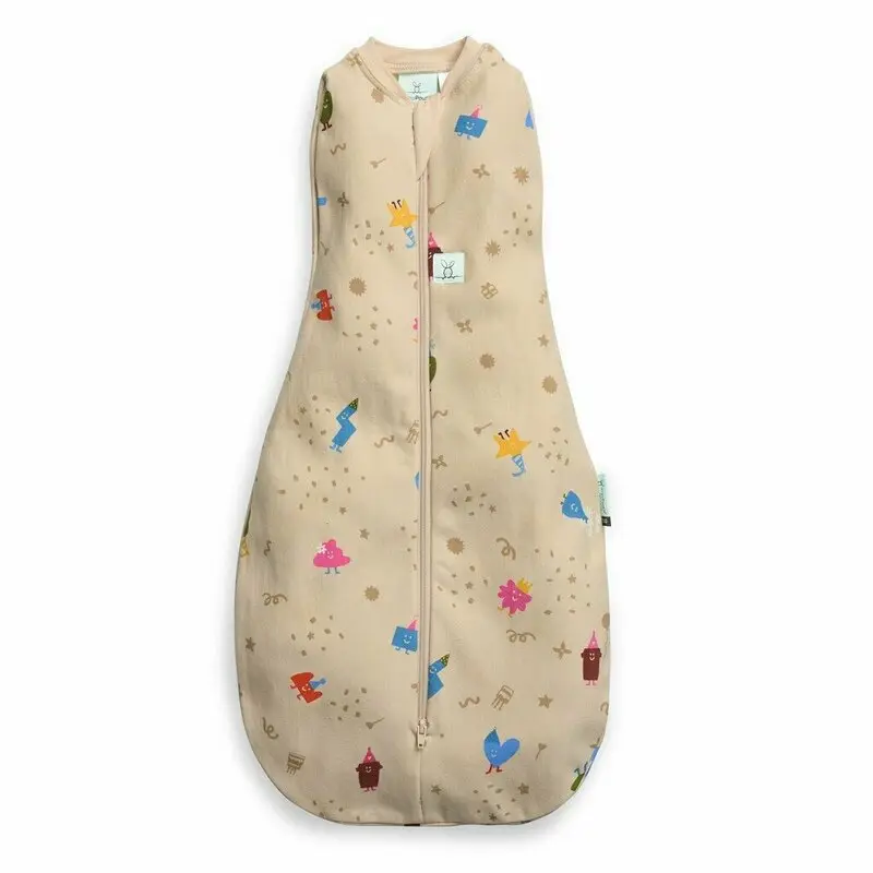 Sistem de infasat si sac de dormit, ErgoPouch, 2 in 1, 6-12 luni, 8-10 kg, TOG 1, Bumbac organic, Fermoar bidirectional, Transformabil, Lavabil la masina, Certificat non-toxic, Premiat in Australia, Multicolor