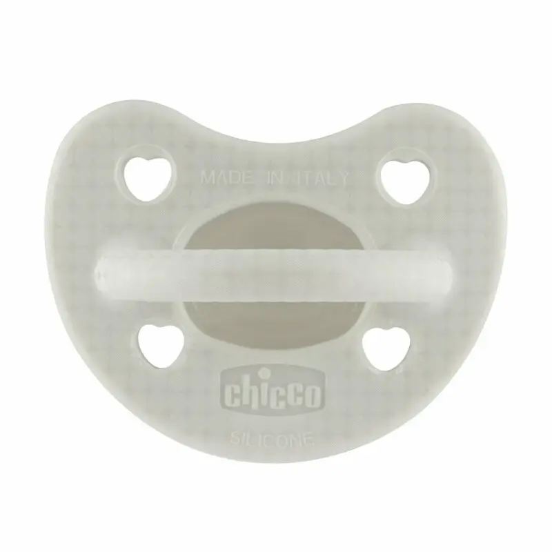 Suzeta bebelusi, Chicco, Physioforma Luxe, Ortodontica, Silicon moale, Fara BPA, 2-6 luni, Gri