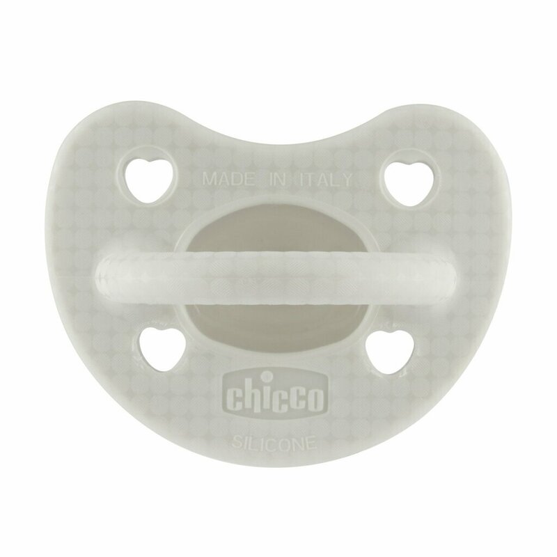 Suzeta bebelusi, Chicco, Physioforma Luxe, Ortodontica, Silicon moale, Fara BPA, 2-6 luni, Gri