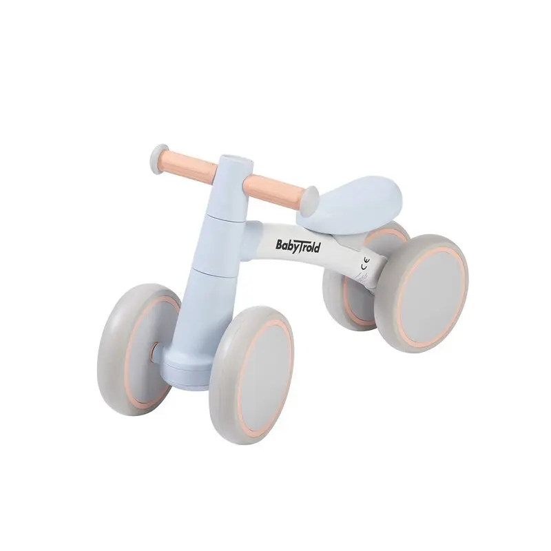 Bicicleta fara pedale, BabyTrold, Greutate redusa- 1.6 kg, Sustine 25 kg, 18 luni+, 57x35 cm, Albastru