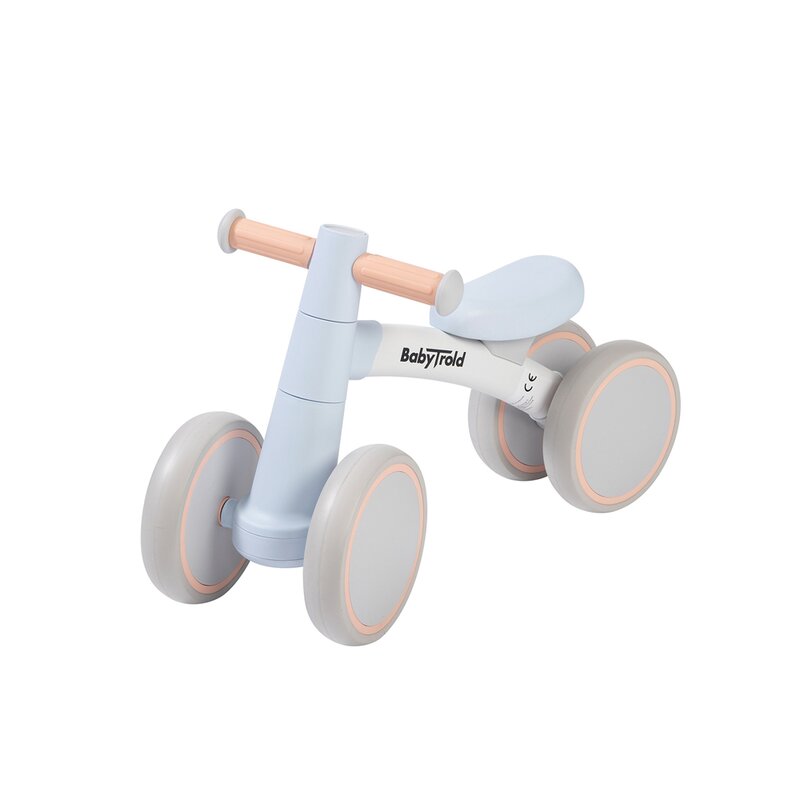 Bicicleta fara pedale, BabyTrold, Greutate redusa- 1.6 kg, Sustine 25 kg, 18 luni+, 57x35 cm, Albastru