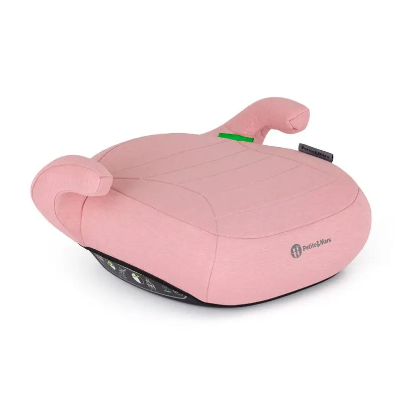Inaltator auto, Petite&Mars, Zuno, I-size, 125- 150 cm, 22-36 kg, Forma ergonomica, Usor- 1 kg, Roz