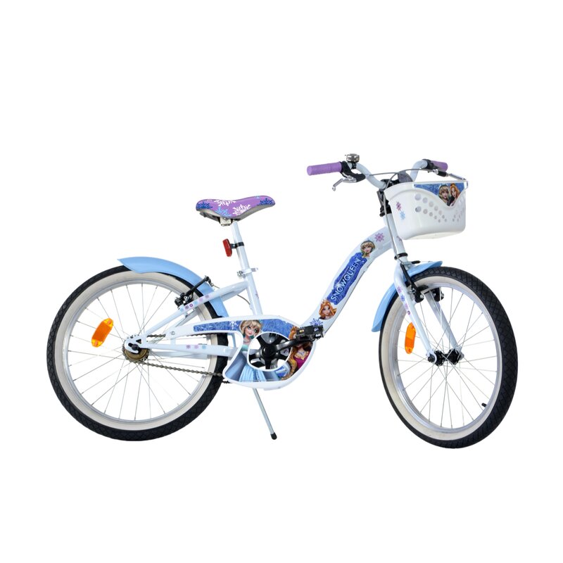 Bicicleta cu pedale, Dino Bikes, Snow Queen, 20 inch, Pana la 130 cm