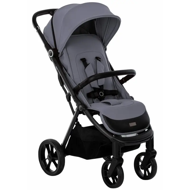 Carucior sport, FreeON, Dynamic Pliabil automat, De la nastere pana la 22 kg, Cu spatar reglabil in 3 pozitii, Grey, Resigilat