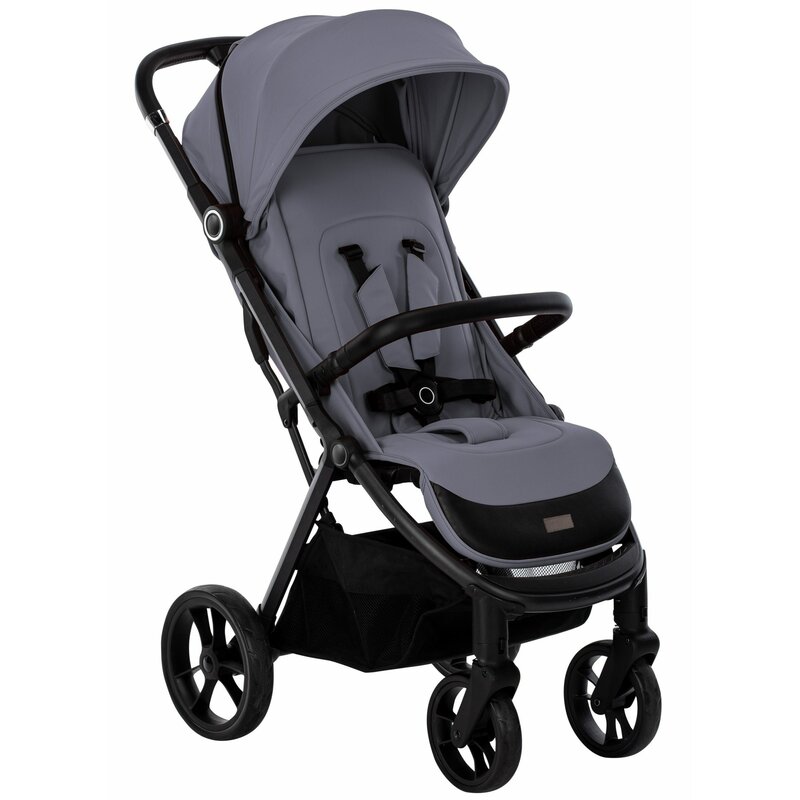Carucior sport, FreeON, Dynamic Pliabil automat, De la nastere pana la 22 kg, Cu spatar reglabil in 3 pozitii, Grey, Resigilat