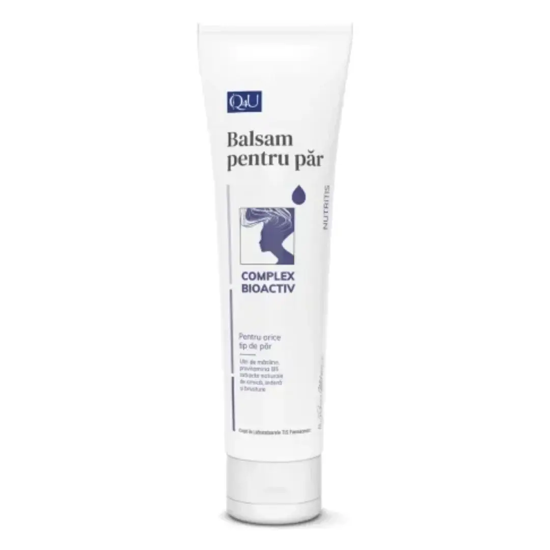 Balsam pentru orice tip de par cu ulei de masline Q4U, 150 ml, Tis Farmaceutic