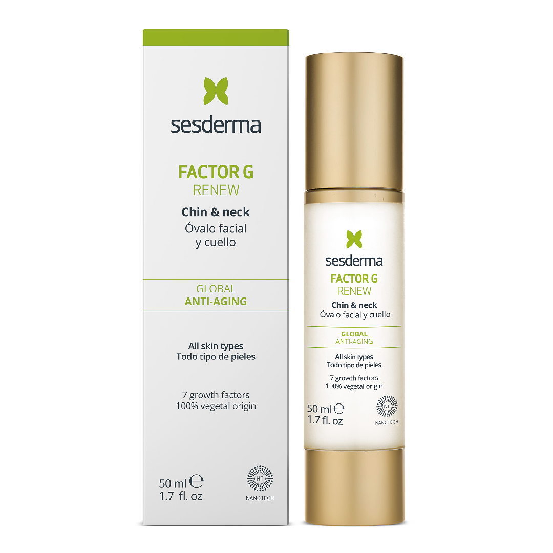 Crema contur pentru fata si gat Factor G Renew, 50ml, Sesderma