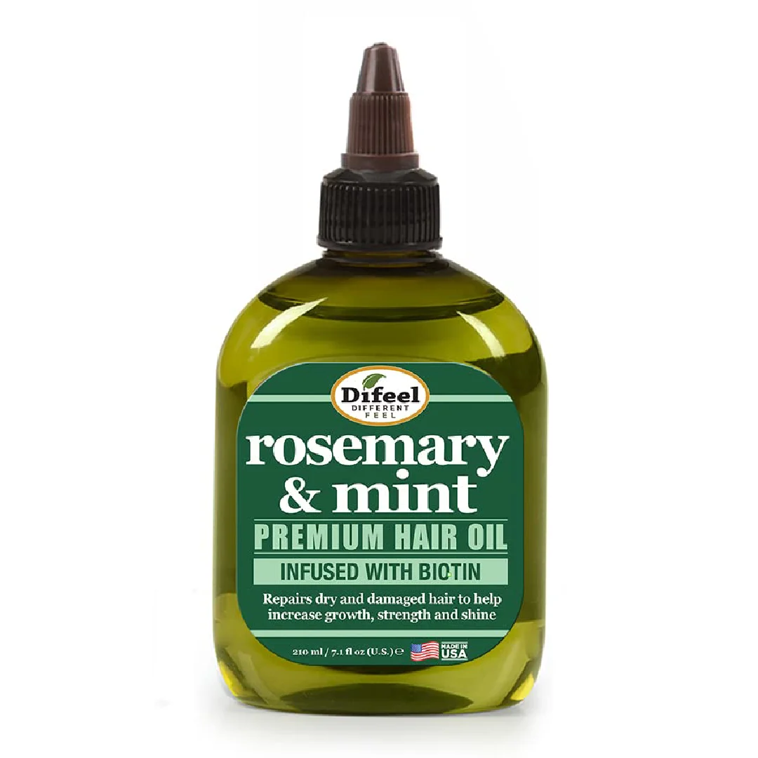 Ulei Premium cu efect de intarire pentru par cu rozmarin si menta, 75ml, Difeel