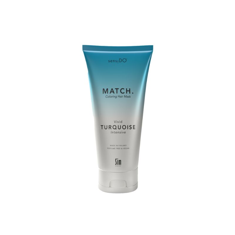 Masca coloranta tratament cu Keraguard Vivid Turquoise Intensive, 200ml, SensiDo Match