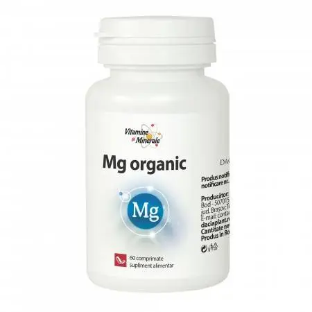 Magneziu Organic, 60 comprimate, Dacia Plant