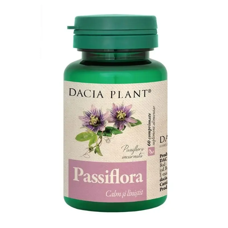 Passiflora, 60 comprimate, Dacia Plant