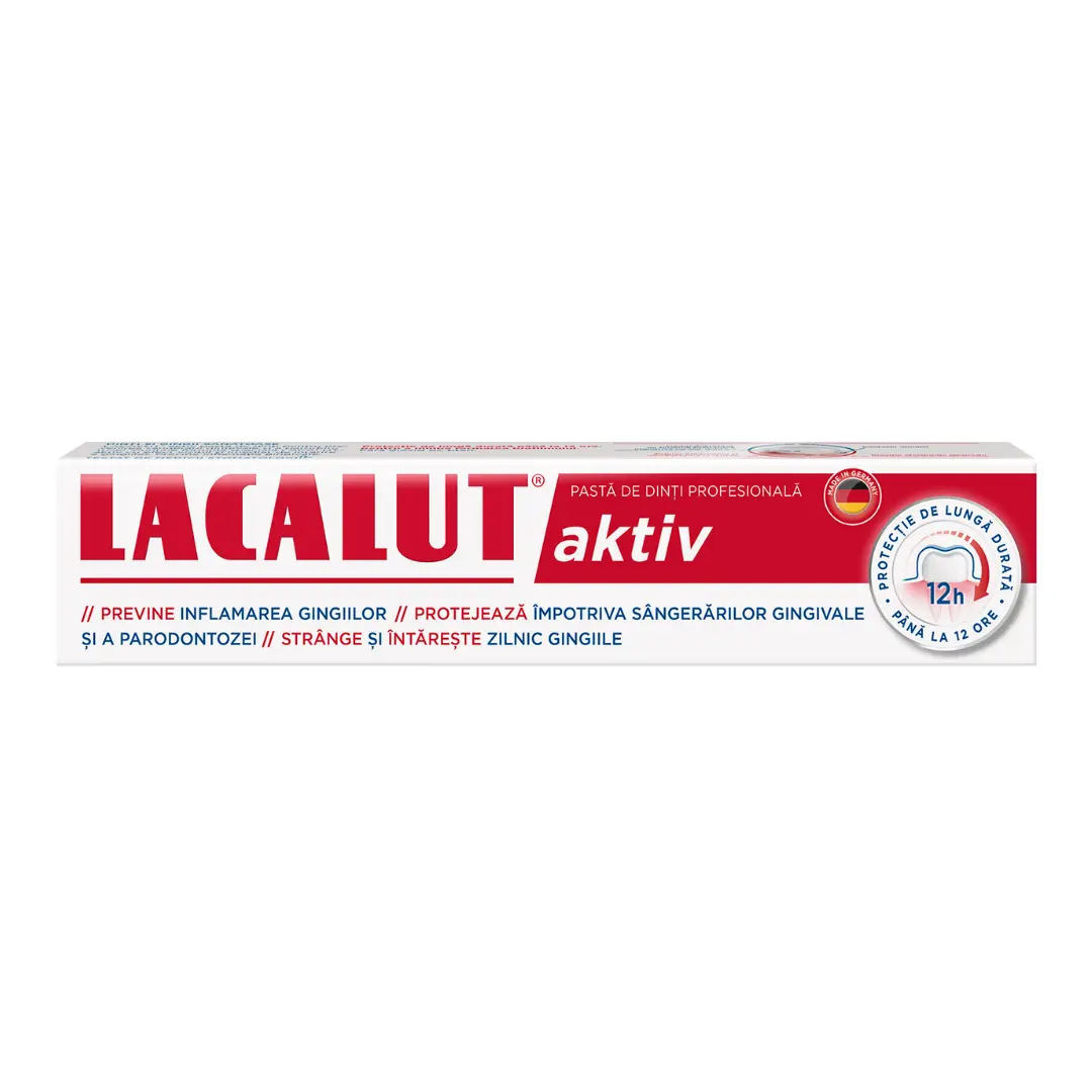 Pasta de dinti medicinala Activ, 75ml, Lacalut