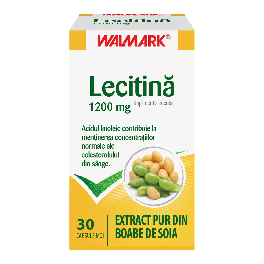 Lecitina 1200mg, 30 capsule, Walmark
