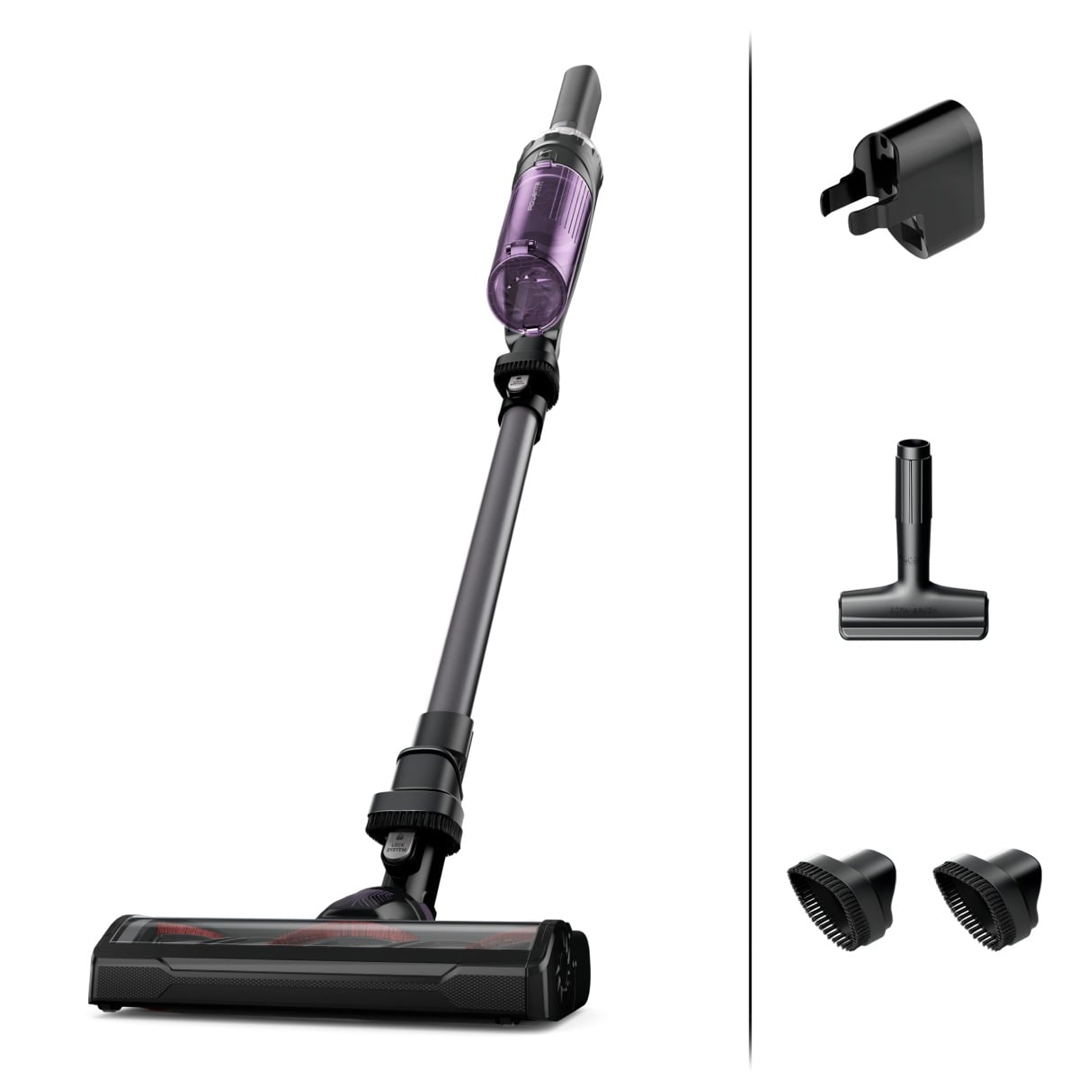 Aspirator vertical fără fir Rowenta X-Nano RH1128WO  Tehnologie 2 în 1  mod de aspirator de mână  autonomie max 40 min  negru
