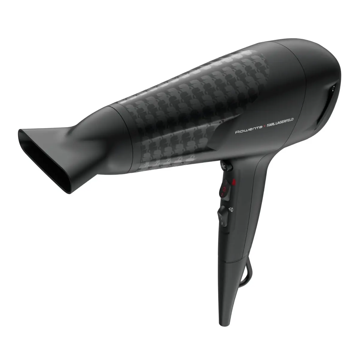 Uscător de păr Rowenta x Karl Lagerfeld Studio Dry CV581LF0  2100W  Tehnologie Effiwatts  6 trepte de viteza si temperatura  Tehnologie Thermo Contr