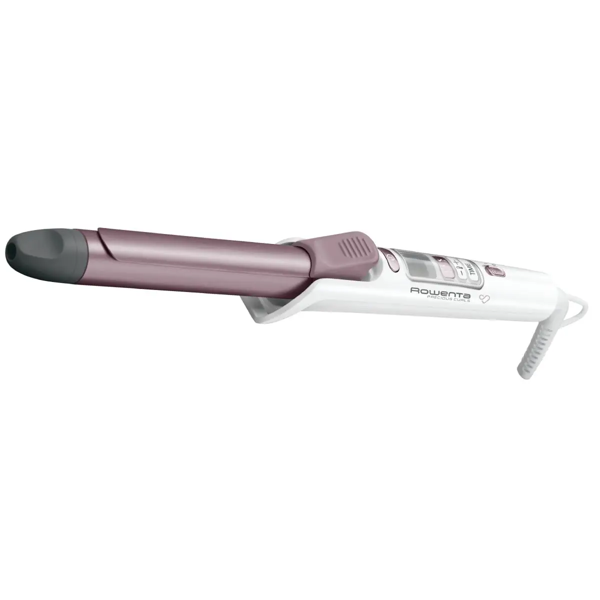 Ondulator de păr Rowenta Premium Care Precious Curls CF3460F0  8 trepte de temperatură 130 - 200 °C  Cronometru  Cashmere Keratin  alb