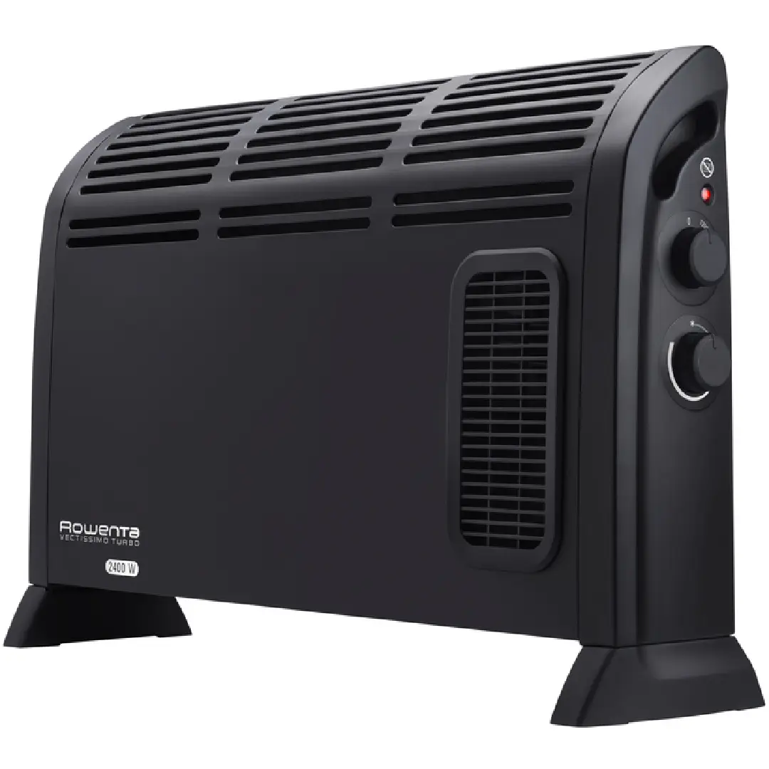 Convector Rowenta Vectissimo CO3035F1  reglabil  termostat mecanic  functie turbo  Negru