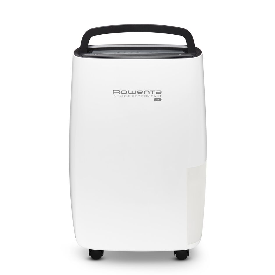 Dezumidificator Rowenta DH4236F0  16 l/24 h  Rezervor 2.4 l  Intense Dry Compact  Higrometru  Linen Dry  Alb