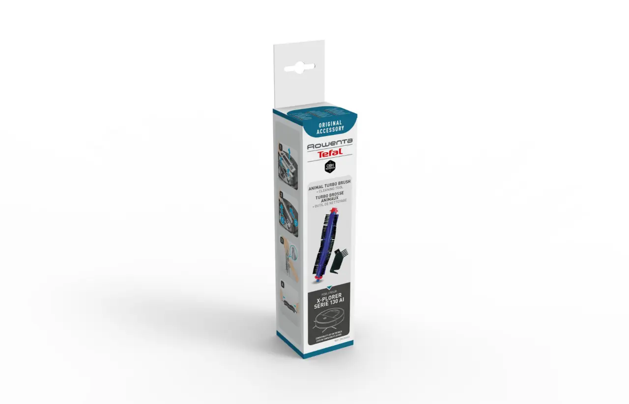 Perie centrala Rowenta ZR130003 Animal Care  compatibila cu aspiratorul robot Rowenta X-Plorer S130 AI  seriile RR90xx