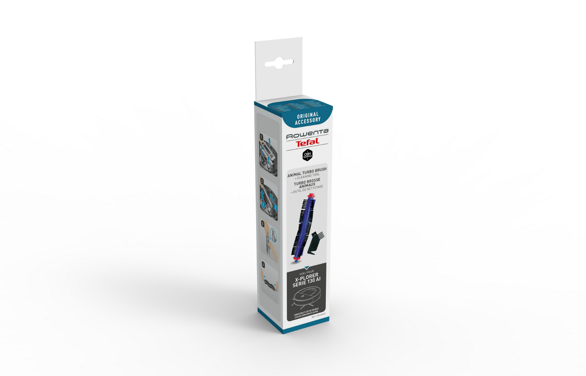 Perie centrala Rowenta ZR130003 Animal Care  compatibila cu aspiratorul robot Rowenta X-Plorer S130 AI  seriile RR90xx