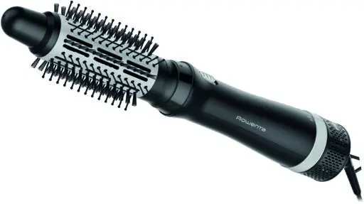 Perie cu aer cald Express Style CF6320F0  3 accesorii  cablu rotativ 360°  negru & argintiu