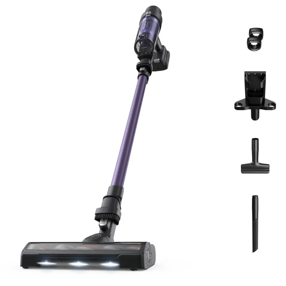 Aspirator vertical Rowenta X-Pert 7.60 RH6A31WO  140 W  autonomie pana la 45 minute  perie cu iluminare LED  statie de incarcare cu suport accesorii