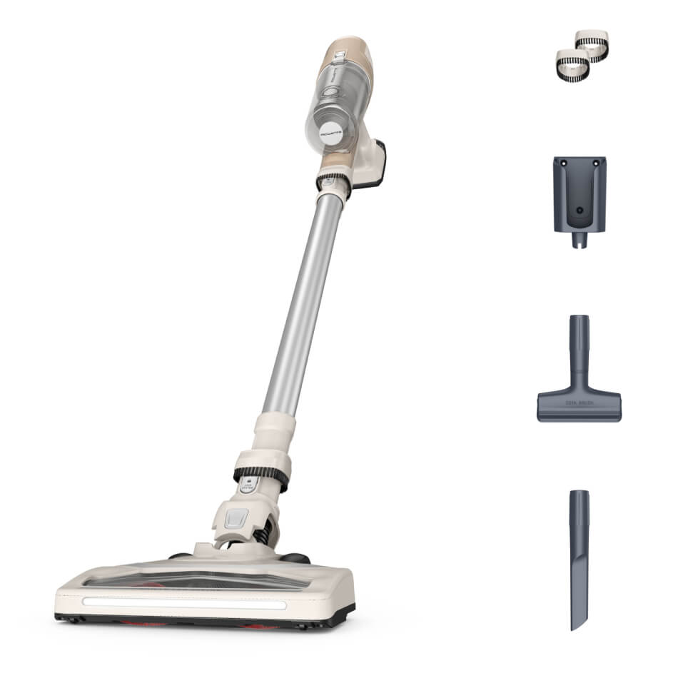 Aspirator vertical Rowenta X-Pert 6.60 Essential RH6830WO  100W  18V  autonomie 45 min  perie cu iluminare LED  recipient praf 0.55L  functie boost  a