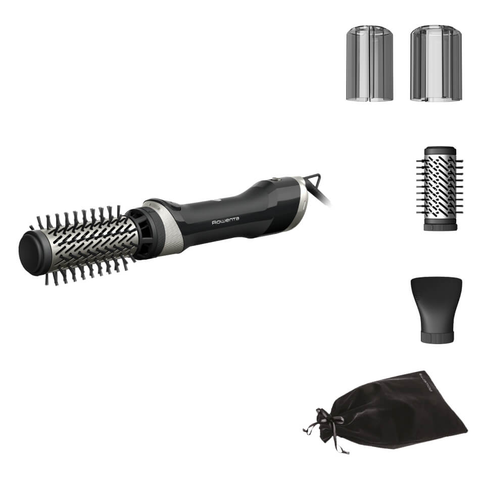 Perie rotativa cu aer cald Rowenta Brush Activ UB9530F0  1000W  2 trepte de viteza/temperatura  2 perii rotative 40/50mm  concentrator aer  husa inclu