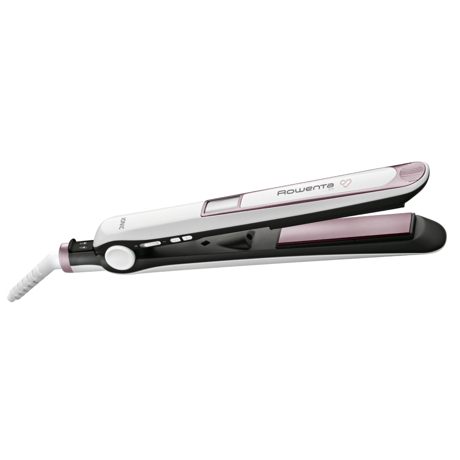 Placa de par Rowenta Premium Care 7/7 SF7460F0  setare temperatura 130° - 200°C  generator de ioni  invelis Cashmere Keratin cu ulei de argan  incal
