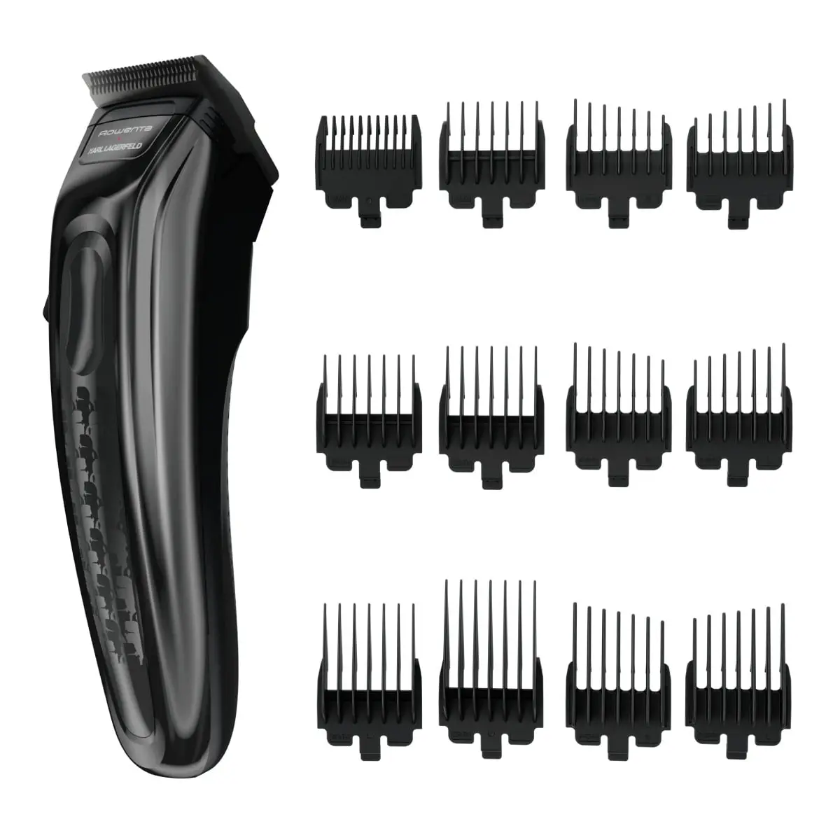 Aparat de tuns Rowenta x Karl Lagerfeld Barber Experience TN155LE0  6500 rpm  autonomie 150 min  6 piepteni ficsi  6 piepteni fade  lame inox  indicat