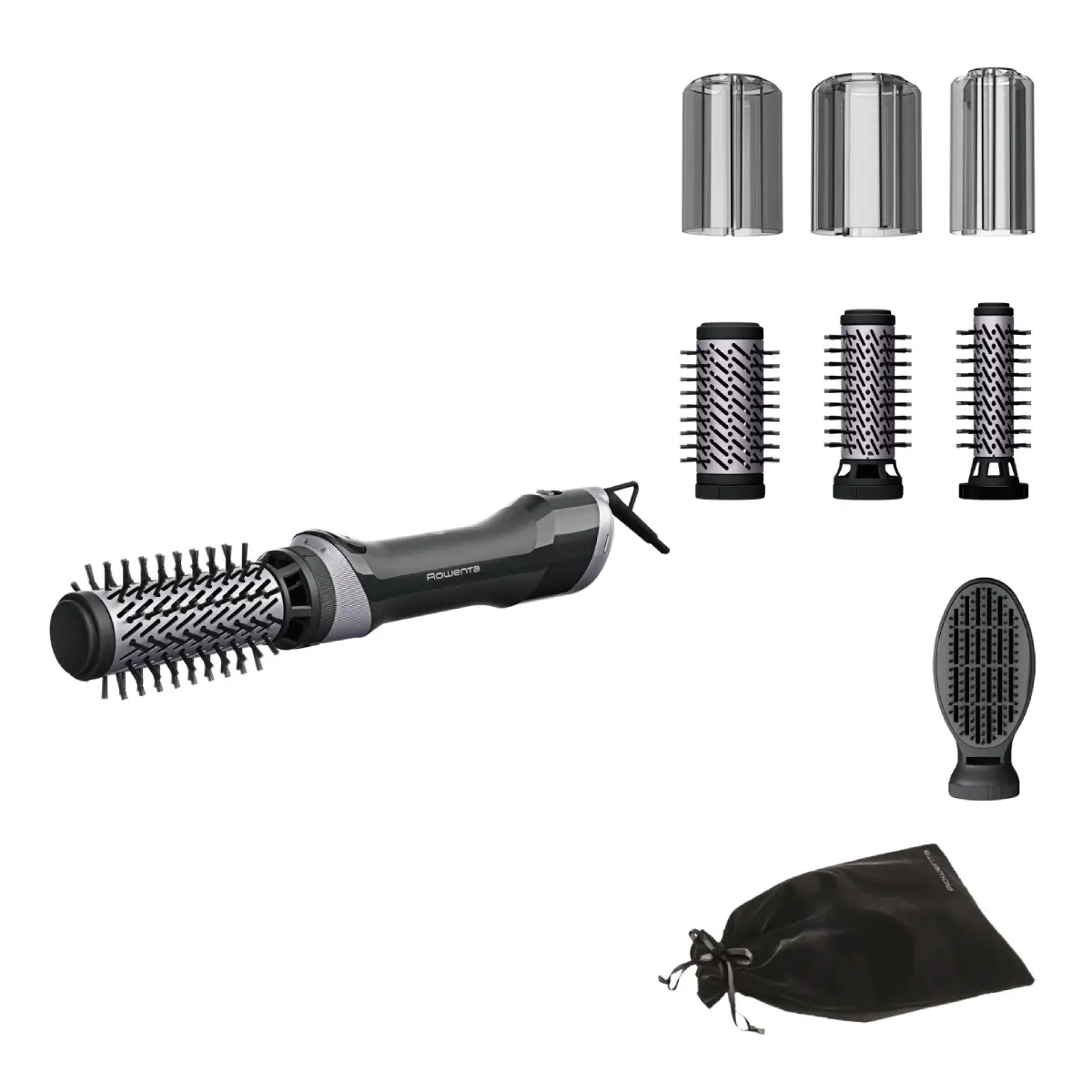 Perie rotativa cu aer cald Rowenta Brush Activ UB9534F0  1000W  2 trepte de viteza & temperatura  2 perii rotative 40/50mm  1 perie de 30 mm  1 perie