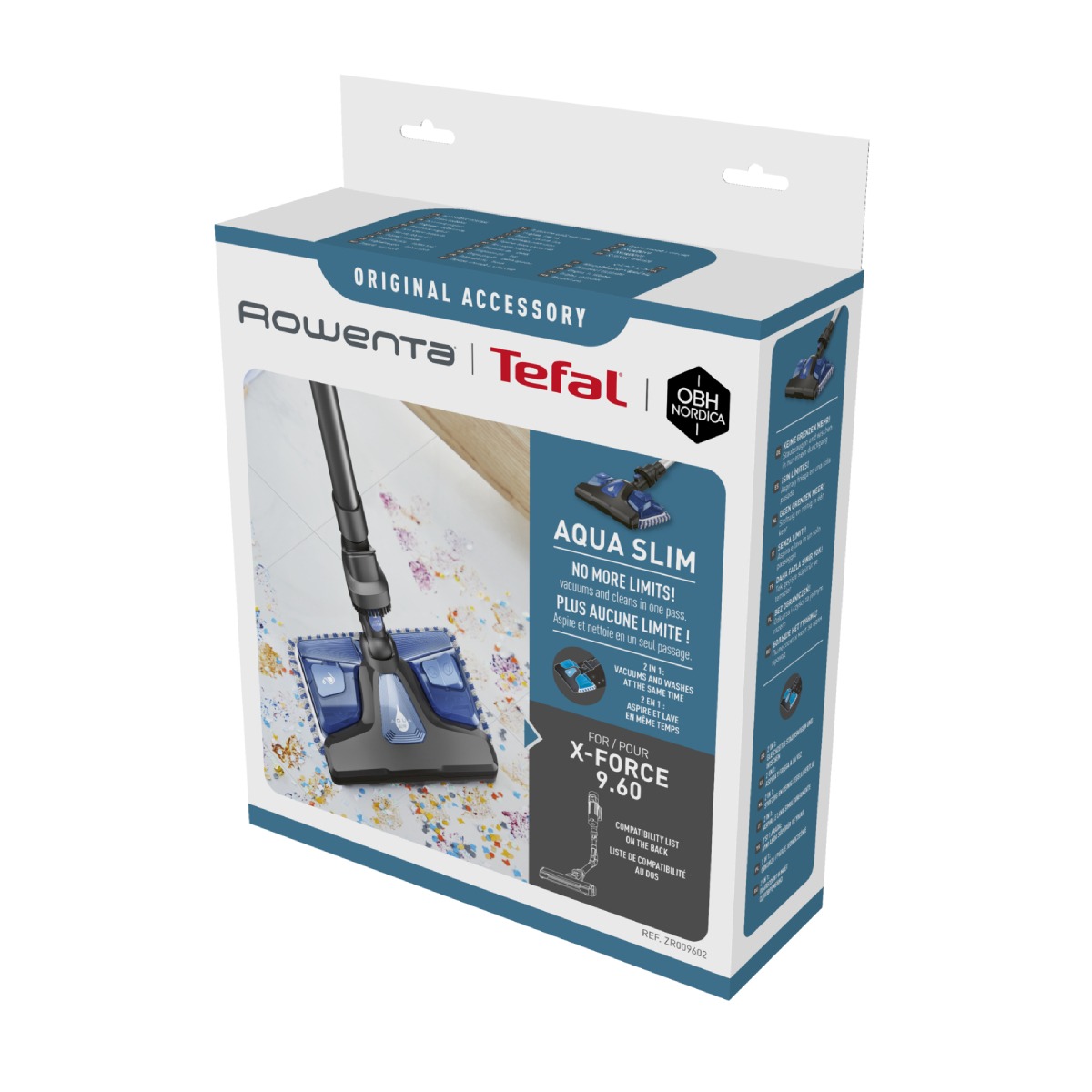 Cap de aspirare Aqua Slim Rowenta ZR009602  compatibil cu aspiratorul vertical Rowenta X-Force Flex 9.60  seriile RH20xx