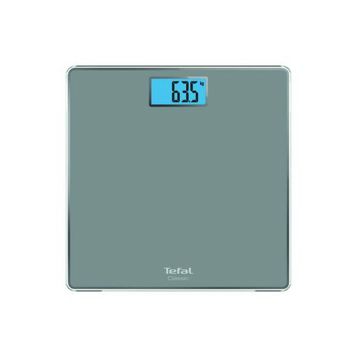 Cântar de baie Classic PP1500V0  160 KG  gradații la 100 g  31 x 31 cm  sticlă  gri
