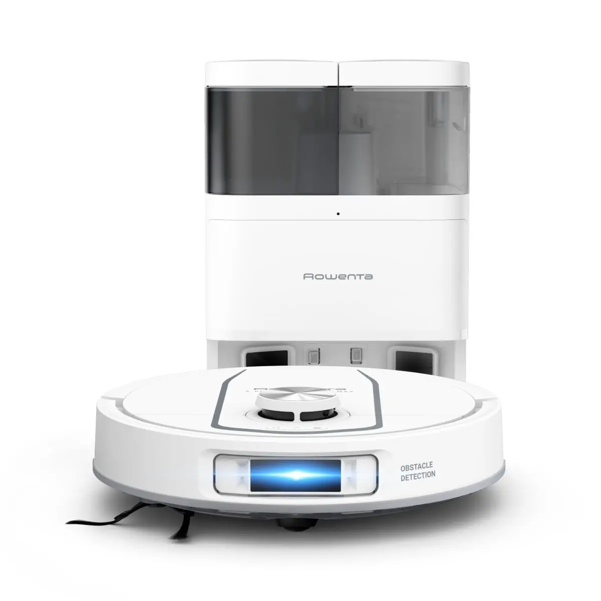 Aspirator robot Rowenta X-Plorer Serie 580 Max RR9547E0  aspirator si mop  autonomie 120 min  recipient praf 0.3L  statie de incarcare  golire praf si