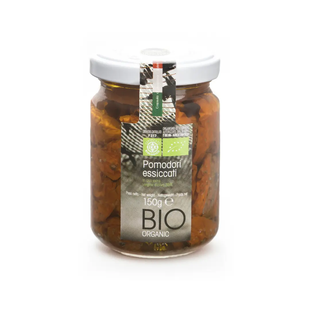 Bio Pomodori secchi in ulei de masline extravirgin 150g