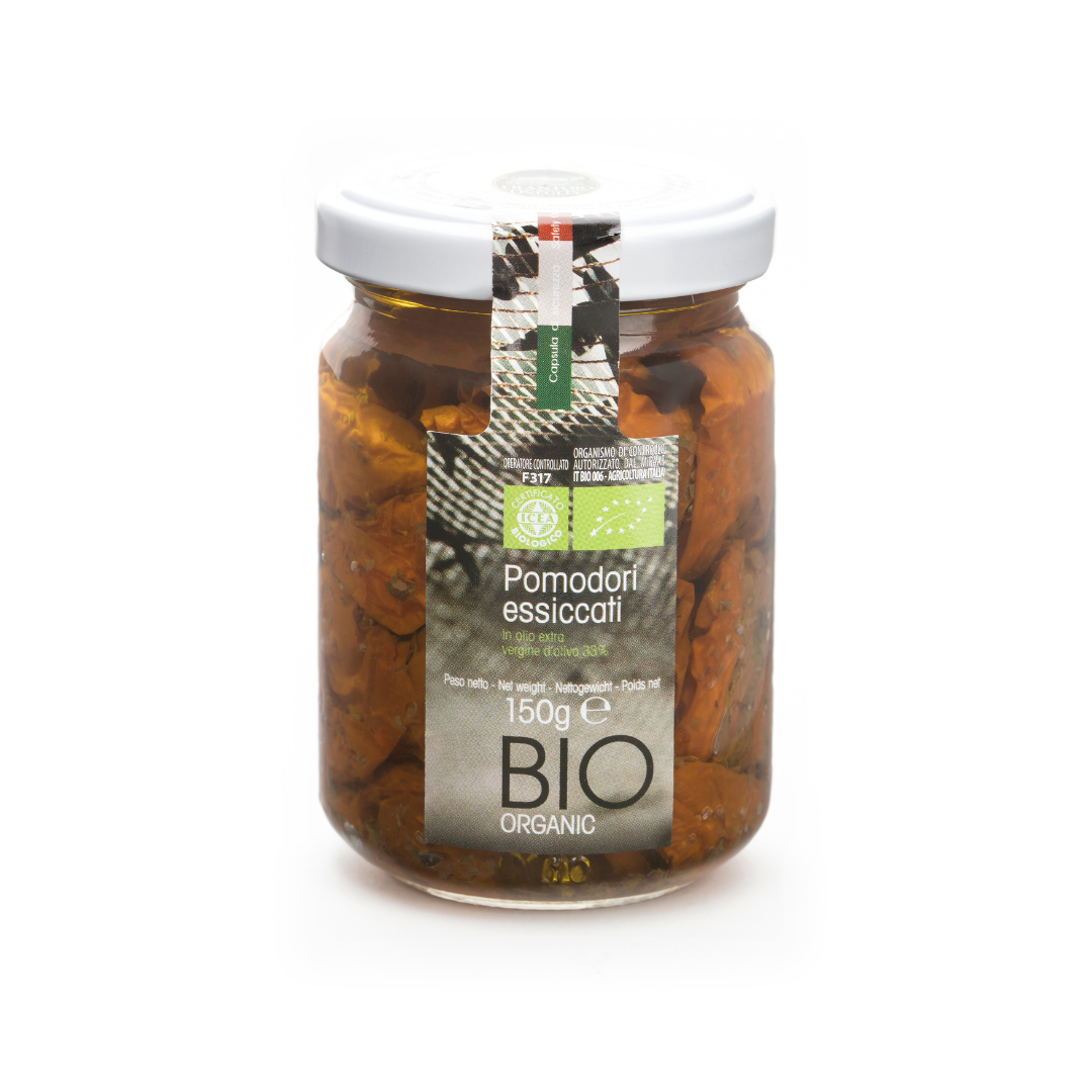 Bio Pomodori secchi in ulei de masline extravirgin 150g