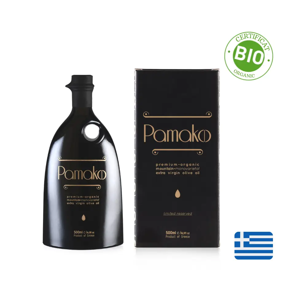 Pamako BIO Monocultivar 500ml Ulei de măsline extravirgin cu conținut ridicat de polifenoli